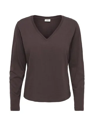 T-shirt Manches Longues Marron Femme JDY Rex 1