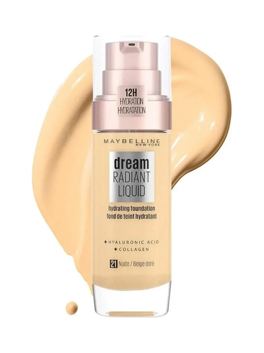 Fond de teint Dream Radiant Liquid Gemey Maybelline 21 Beige Rosé 3
