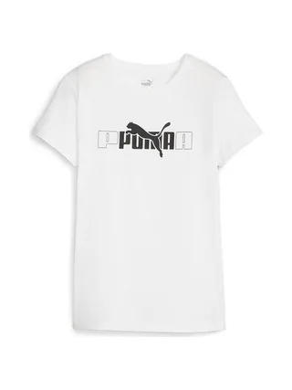 T-shirt Blanc/Noir Femme Puma Essential 1