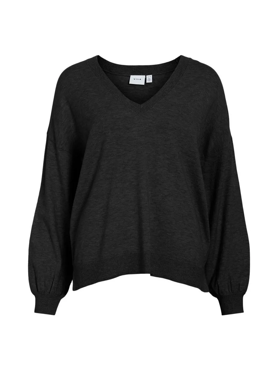 Pull Noir Femme Vila Comfy 2