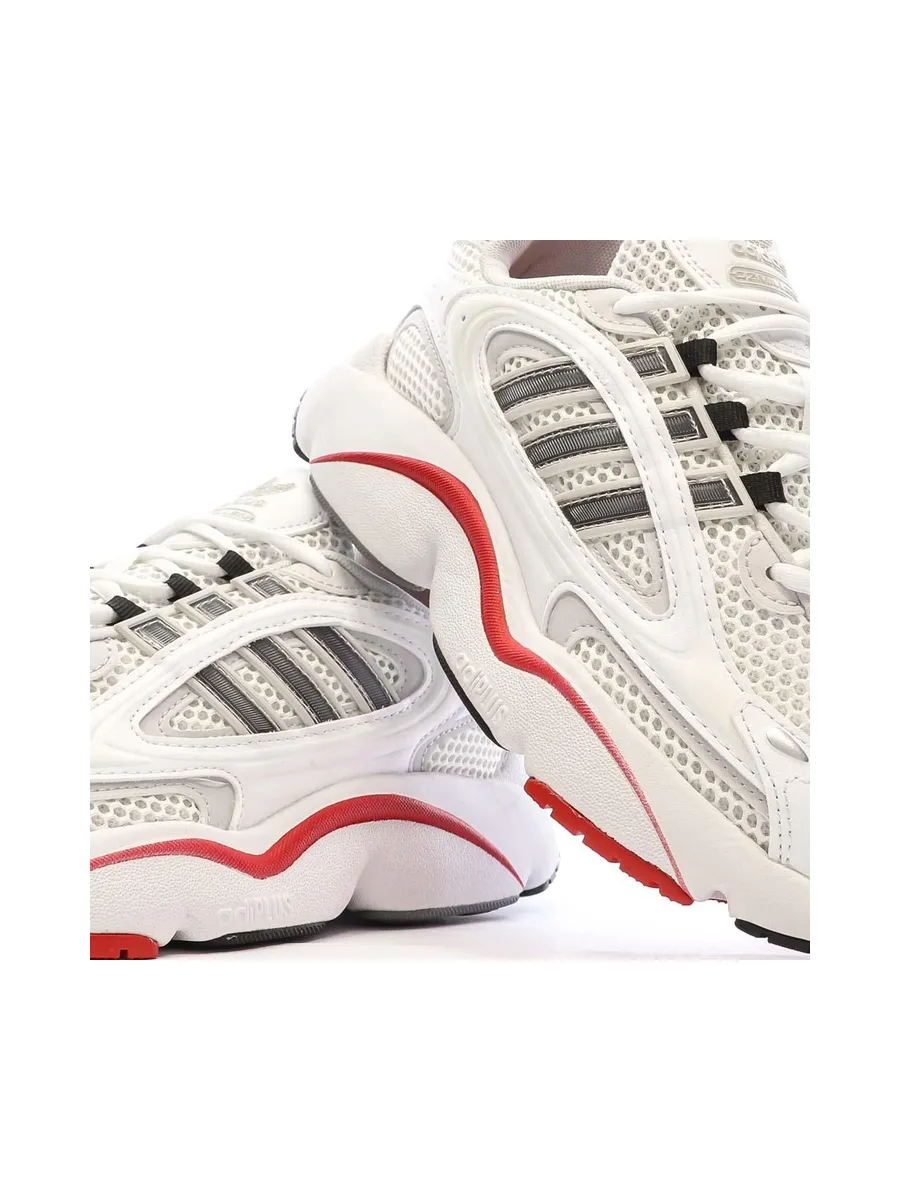 Baskets Blanches/Rouges Homme Adidas Ozmillen 7