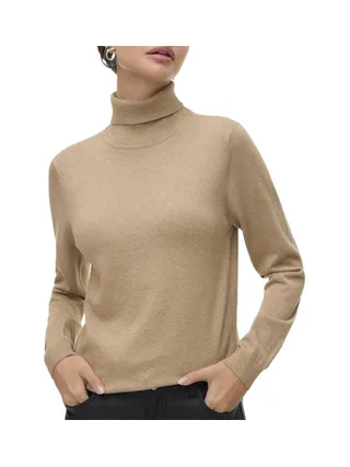 Pull Beige Femme Vero Moda Happyglitter 1
