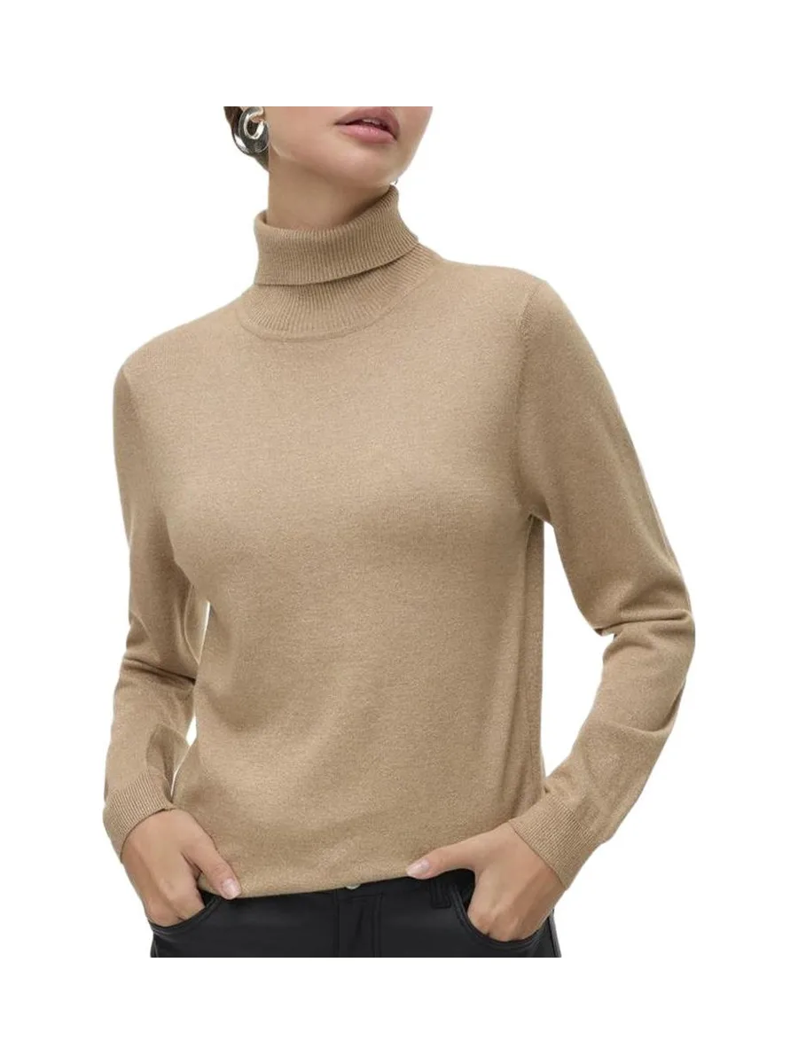 Pull Beige Femme Vero Moda Happyglitter 2