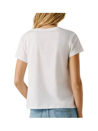 T-Shirt Blanc/Rose Femme Pepe jeans Pjl L Nd 2
