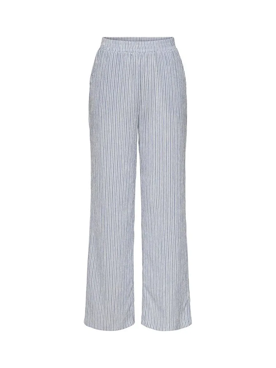 Pantalon Blanc/Bleu Femme JDY Ocean 2