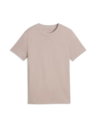 T-Shirt Mauve Garçon Puma Ess Centered Cat 1