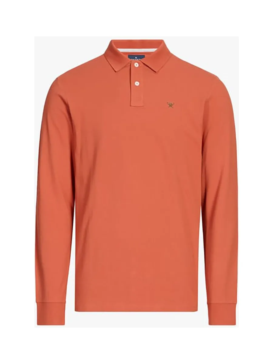 Polo HACKETT Slim Fit Logo Ls 10