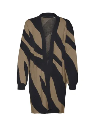 Gilet Long Noir/Camel Femme Vero Moda Nancy 3