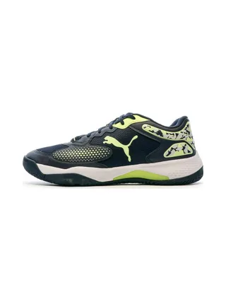 Chaussures de Padel Noire/Jaune Homme Puma Solarcourt 1