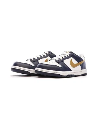 Baskets Bleu/Marron Junior Nike Dunk Low 6