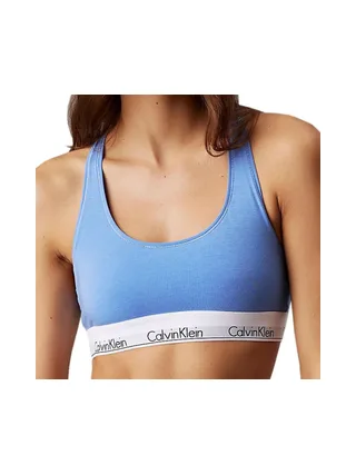 Brassière Bleu Femme Calvin Klein Jeans Unlined 0000F3785E 1