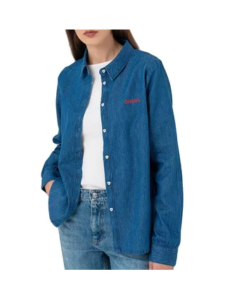Chemise Bleu Femme Pieces Ceris 1