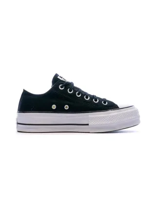 Baskets Plateforme Noires Femme Converse Ox 2