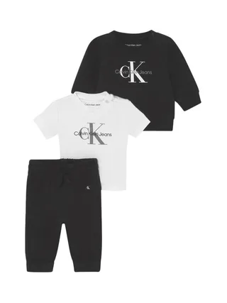 Ensemble Noir Garçon Calvin Klein Jeans Monogram 2