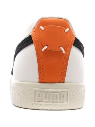 Baskets Blanches/Noires Homme Puma Clyde Base 3