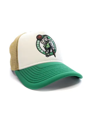 Casquette Blanc/Vert Homme New Era Nba Flower Trucker Boscel 2