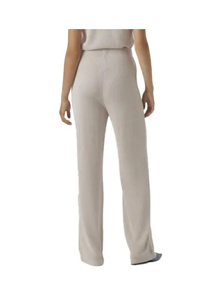 Pantalon Écru Femme Vero Moda Eddie 2