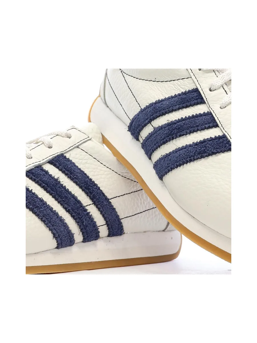 Baskets Blanches/Marine Homme Adidas Country Og 7