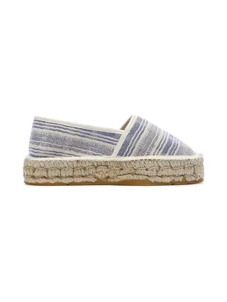 Espadrilles Blanches/Bleu Femme Pare Gabia Aduna 2