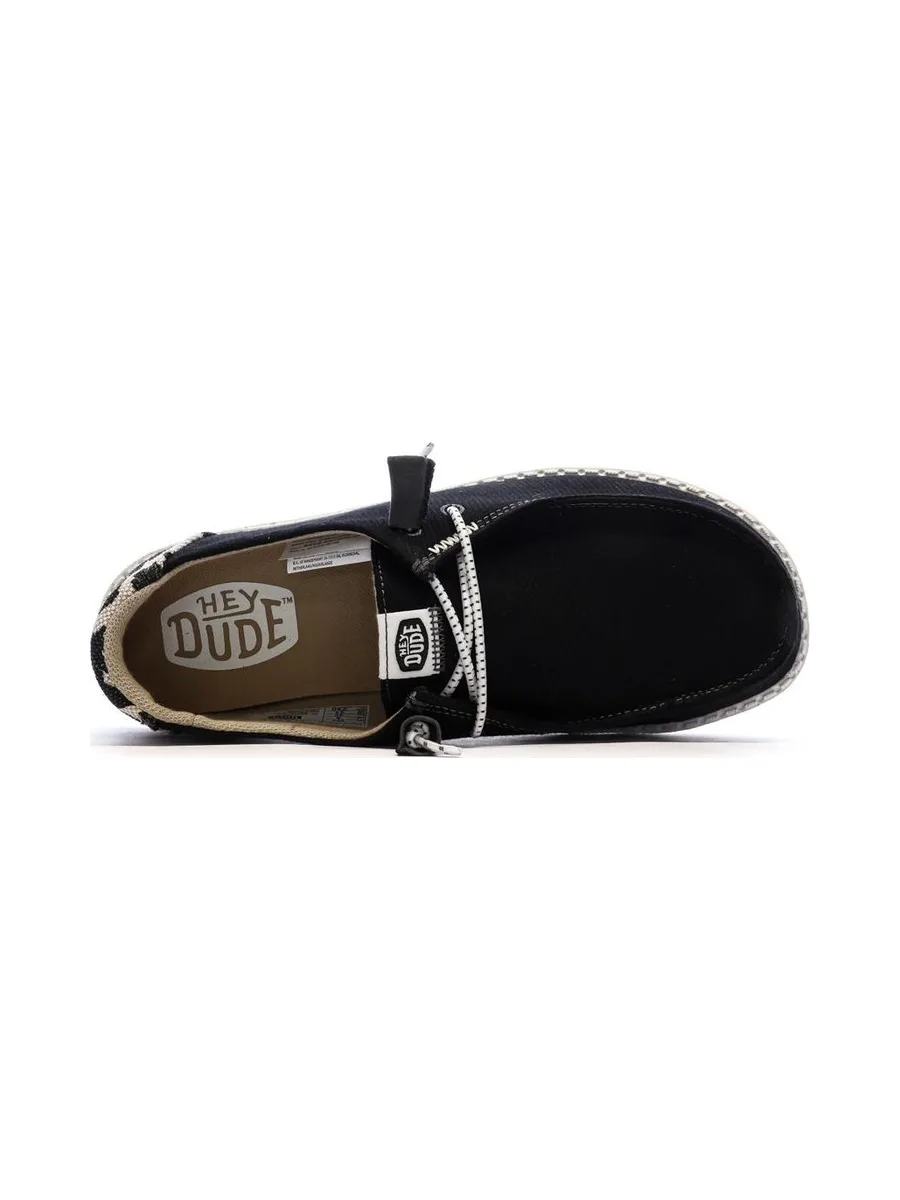 Chaussures Noir Femme Hey Dude Blackleopard 5