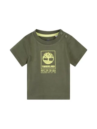 T-shirt Kaki Bébé Timberland T60100/724 1