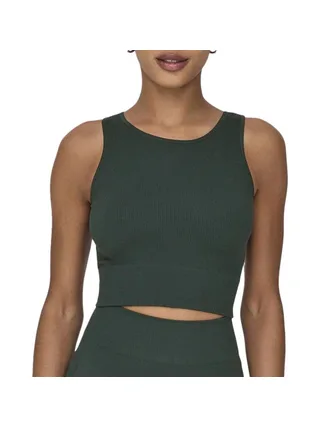 Haut de Sport Vert Foncé Femme ONLY PLAY Life 1