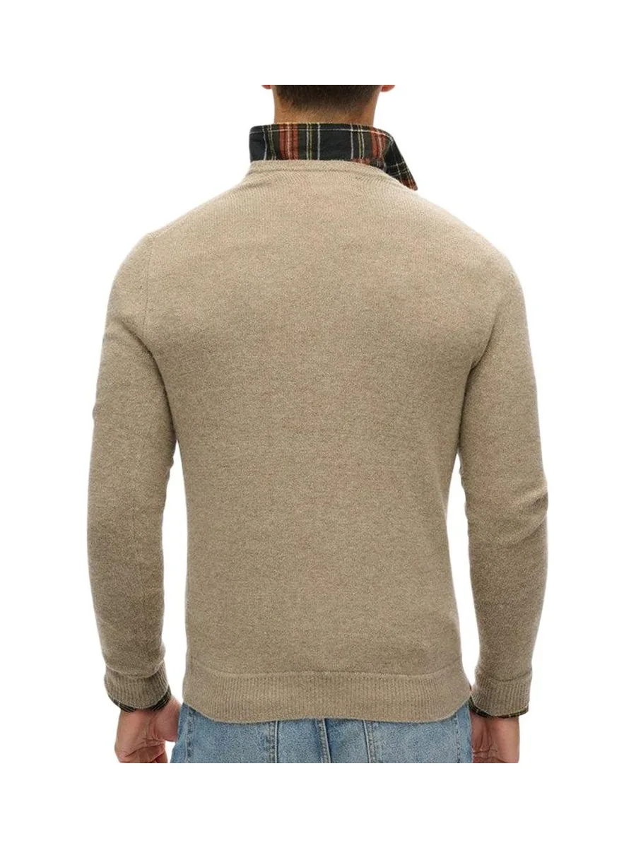 Pull Vert Homme Superdry Essential Slim Fit Crew Jumper 3