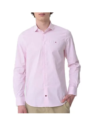Chemise Rose Homme Tommy Hilfiger Strch Poplin 1