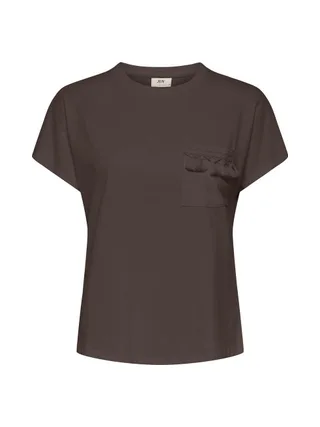 T-Shirt Marron Femme JDY Ilse Pocket 1