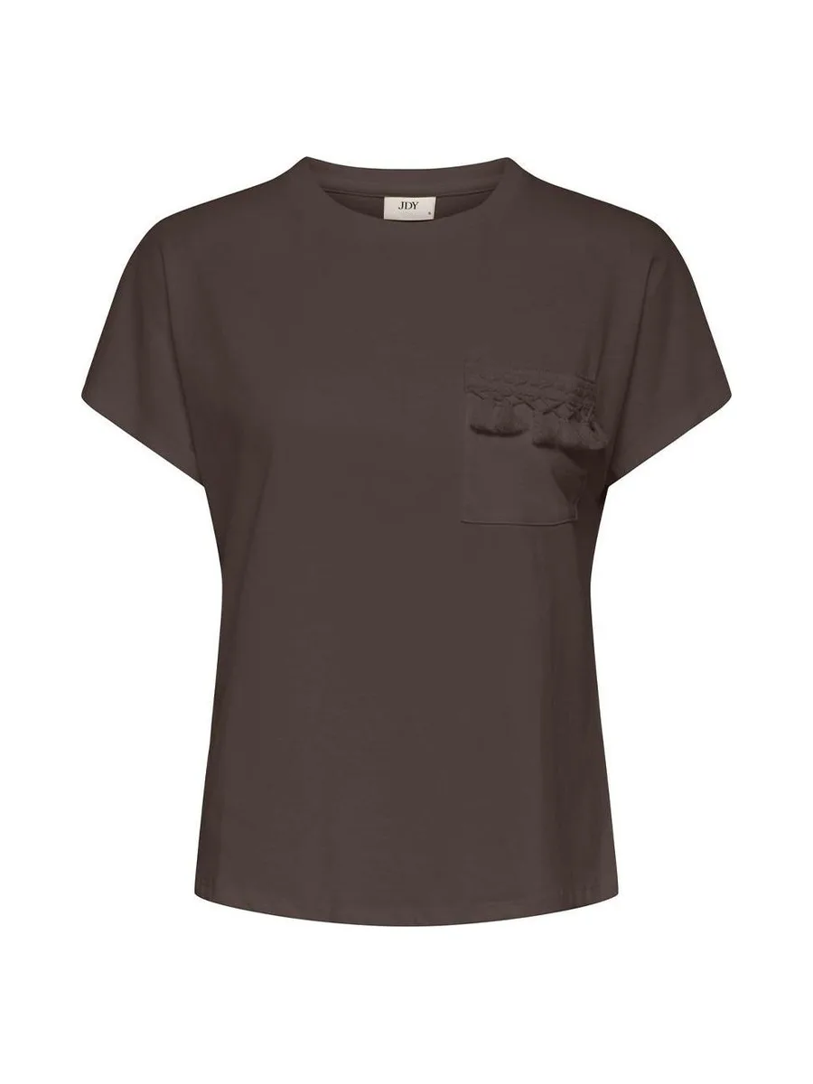 T-Shirt Marron Femme JDY Ilse Pocket 2