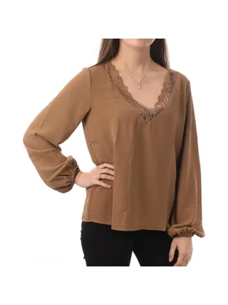 Blouse Marron Femme JDY Claudia 1