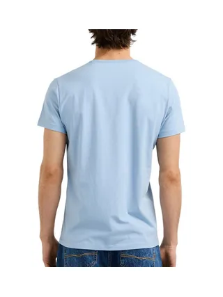 T-Shirt Bleu Clair Royal Homme Pepe jeans Original 2