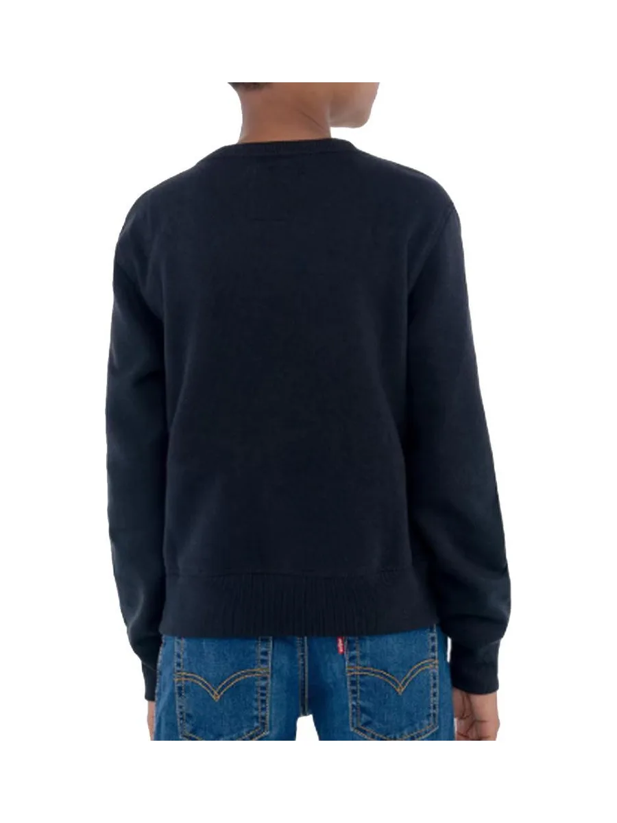 Sweat Noir Garçon Levi's Droit Batwing 3