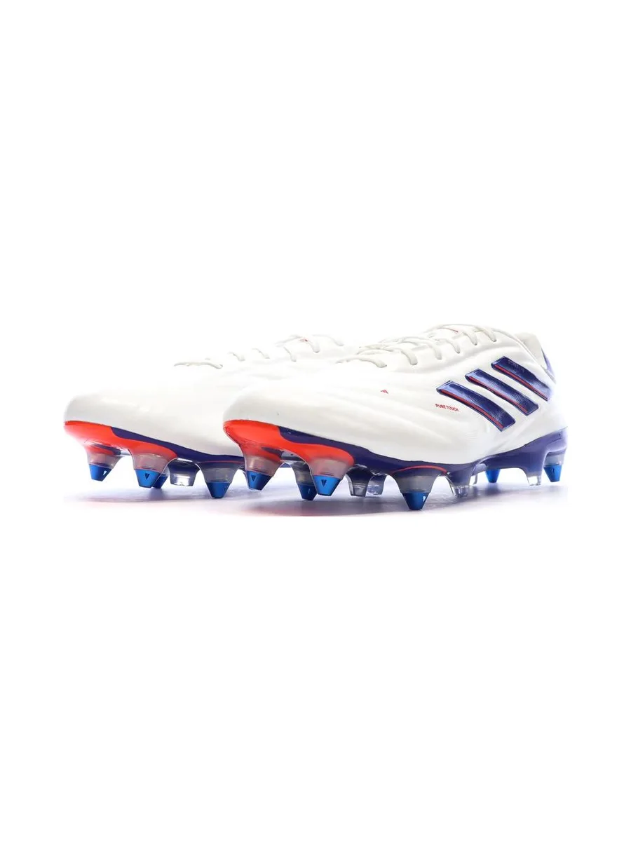 Chaussures de Foot Blanc/Bleu Homme Adidas Copa Pure 2 Elite SG 7