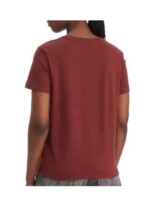 T-Shirt Marron Femme Calvin Klein Jeans Archive LV047B205G 2