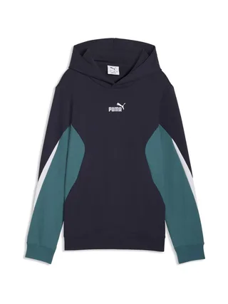 Sweat Bleu/Marine Garçon Puma Ess Block Hoodie Tr 1