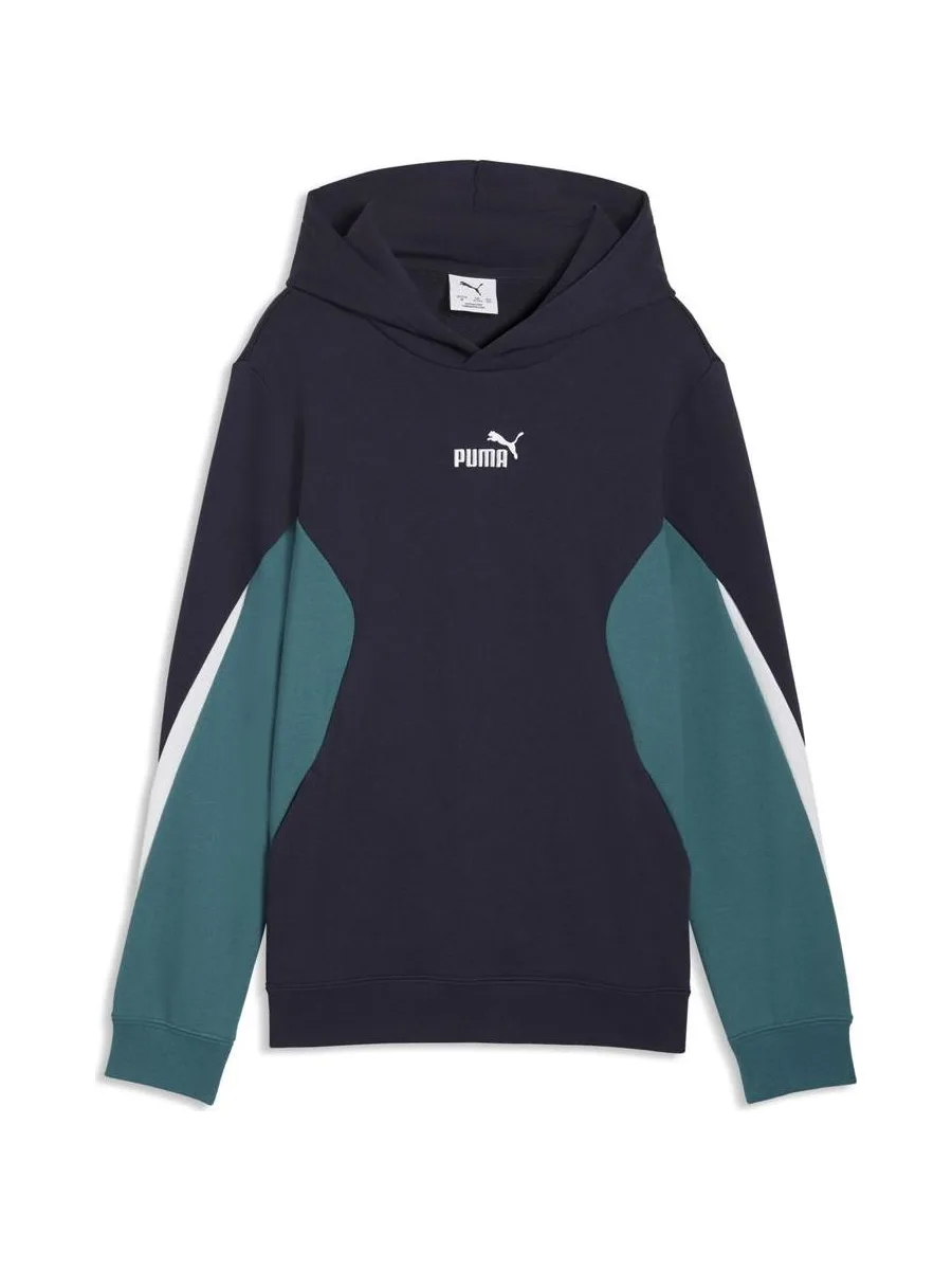 Sweat Bleu/Marine Garçon Puma Ess Block Hoodie Tr 2
