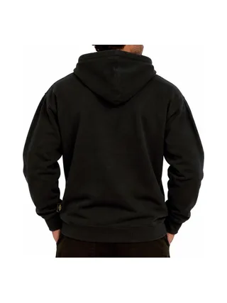 Sweat à Capuche Noir Homme DDP 1DD 2