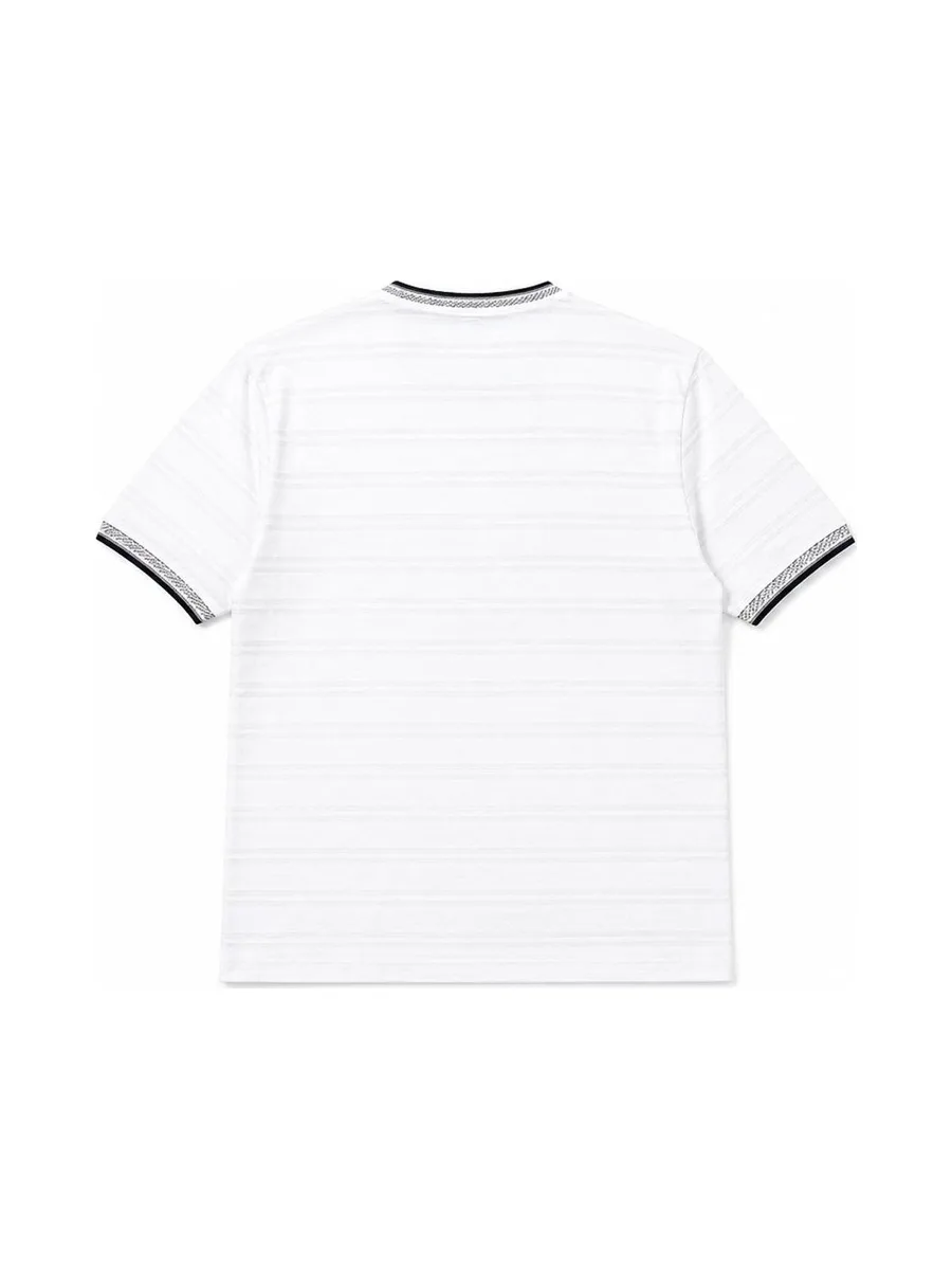 T-Shirt Blanc Homme RMS26 Rayures 3