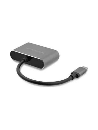 USB C to VGA and HDMI Adapter - Aluminum 2