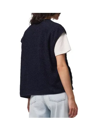Gilet sans manche Marine Femme Pieces Katty 2