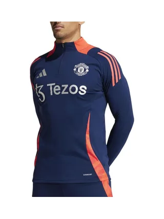 Manchester United Sweat Training 1/4 zip Marine Adidas Tiro 24 1