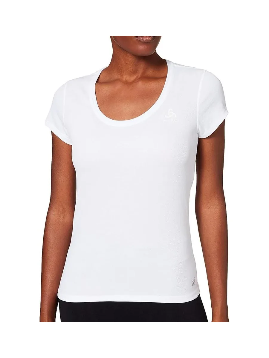 T-shirt technique Blanc Femme Odlo Active 2