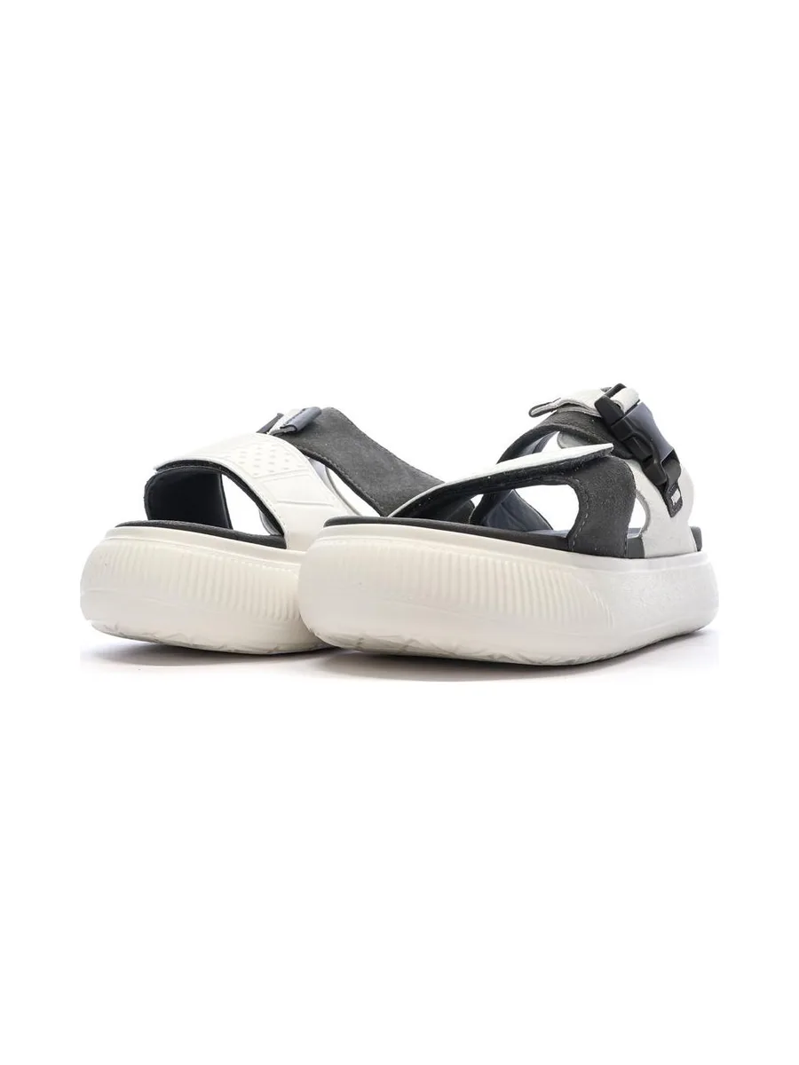 Claquettes Beige/Noire Femme Puma Suede 7