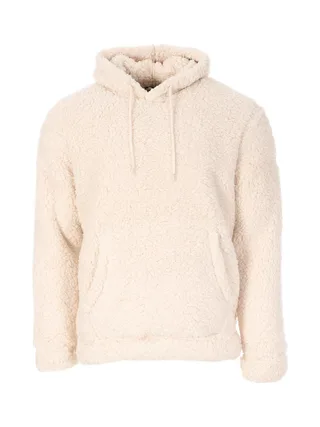 Sweat Sherpa Écru Homme Paname Brothers Full Zip 1