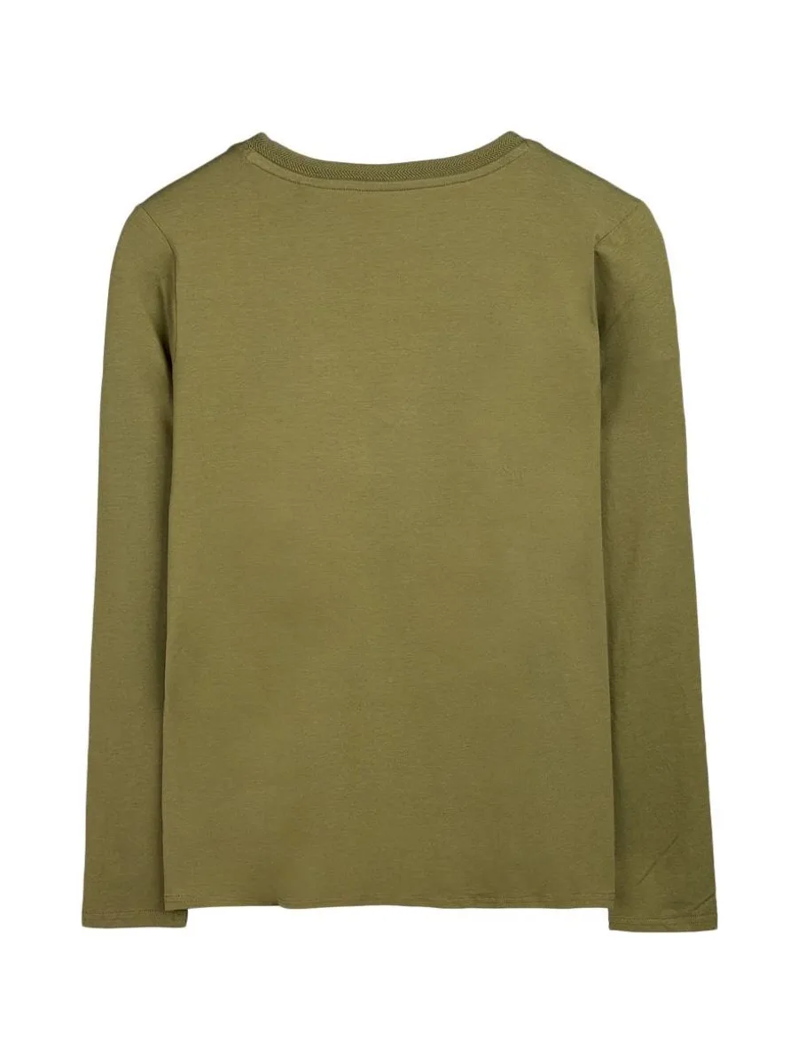 T-shirt Kaki Femme Teddy Smith Mianas 2