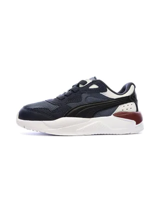 Baskets Marines/Noires/Blanc garçon Puma X-Ray Speed 1