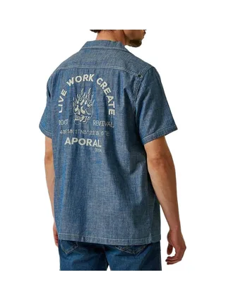 Chemise Bleu Jean Homme Kaporal DILON 2