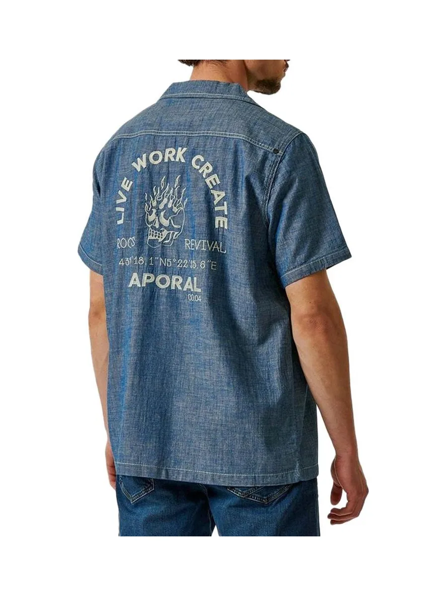 Chemise Bleu Jean Homme Kaporal DILON 3