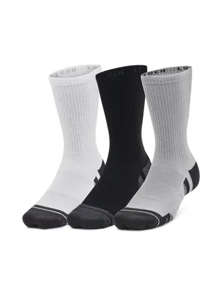 Lot de 3 Paires de Chaussettes Blanches/Grises/Noires Homme Under Armour Performance Tech 1